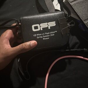 Off-White Black Mini Crossbody Bag
